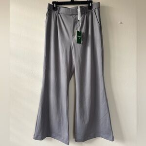 Halara High Waisted Pleated Wide Leg Pull On Pants Athleisure Size Large